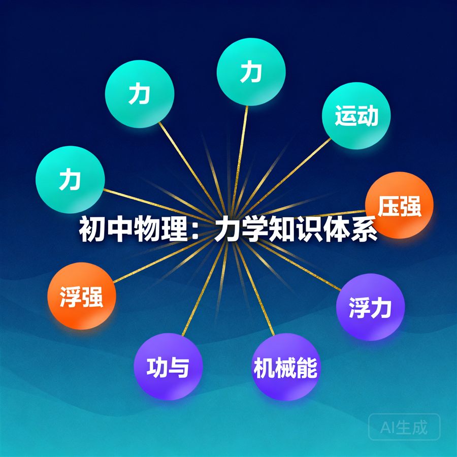 初中物理知识导图